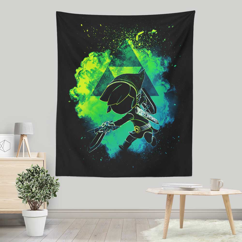 Lightweight Polyester Wall Tapestry - Soul of the Wind by Donnie Illustrations