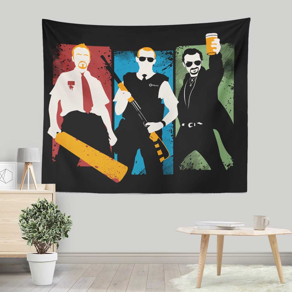 Tom Trager's 'Blood and Ice Cream' Wall Decorative Tapestry