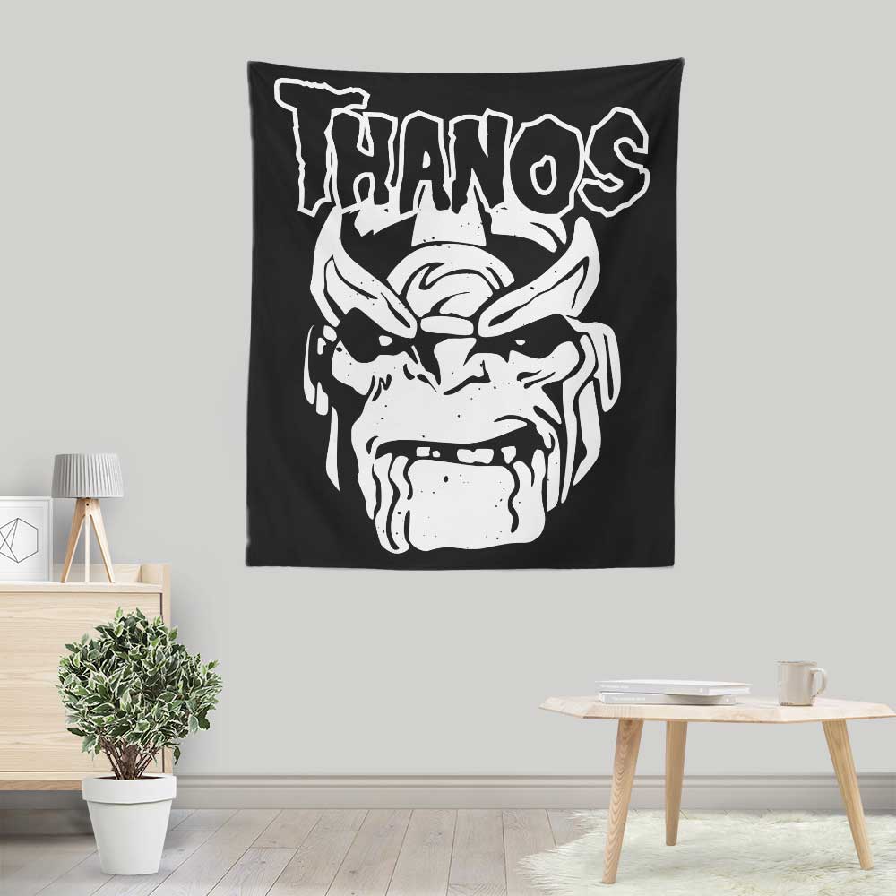 Titan Ghost Lightweight Polyester Wall Tapestry by Dracula Byte