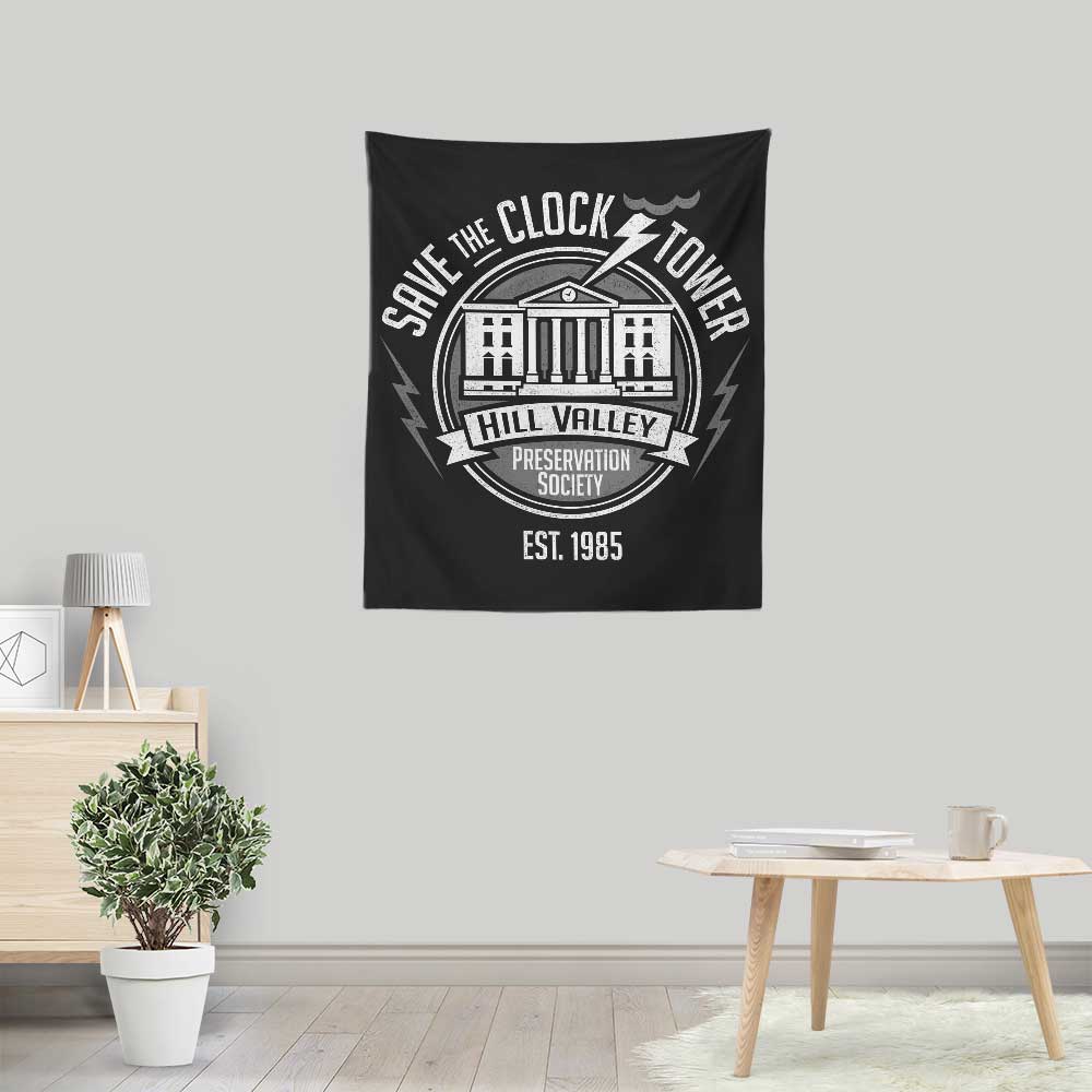 Save the Clock Tower Wall Decor - Stylish Wall Tapestry