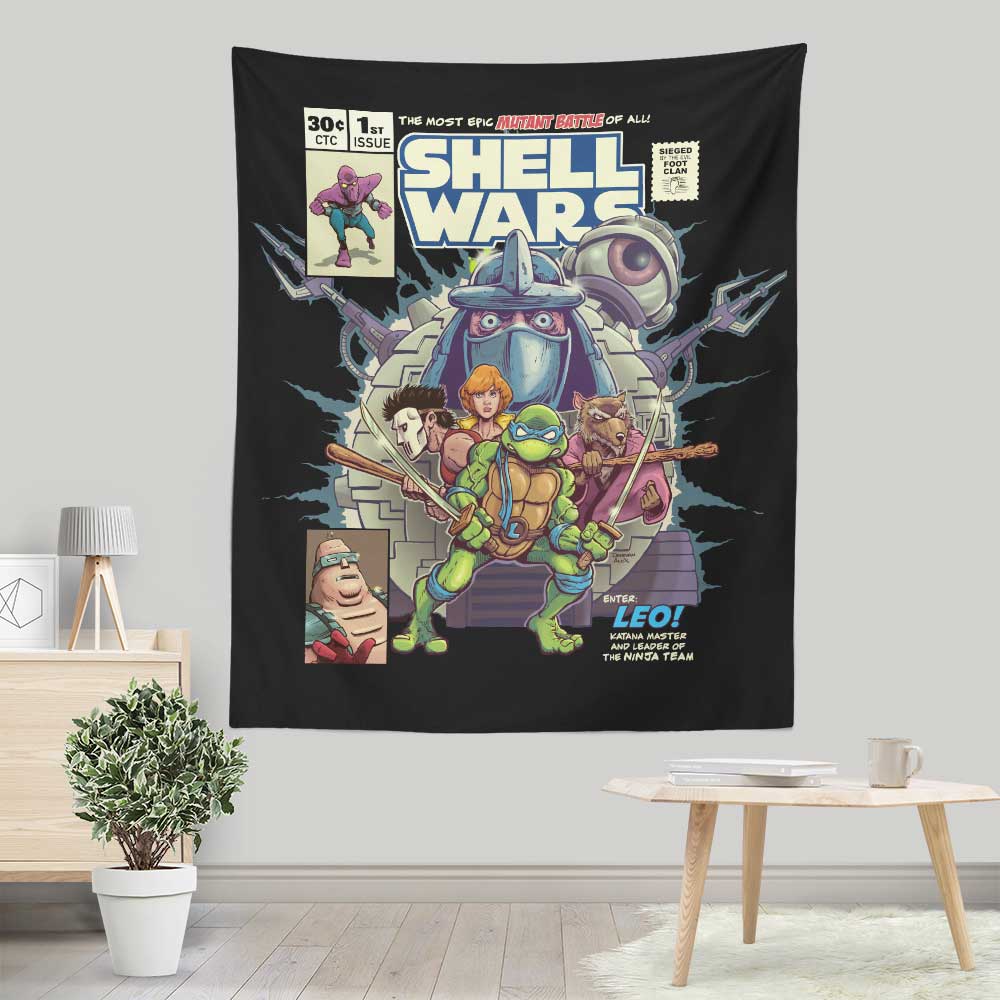 Shell Wars - Stunning Wall Tapestry for Home Decor