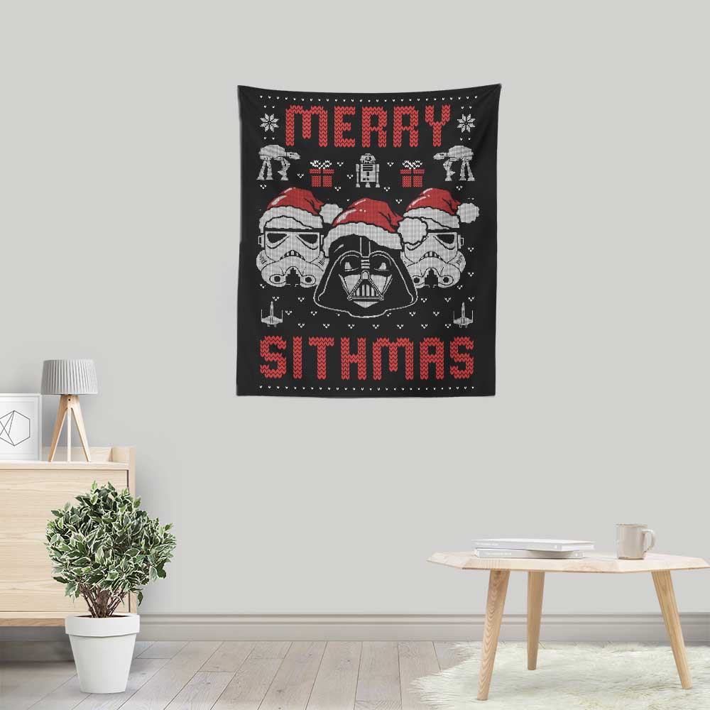 Elegant Merry Sithmas Lightweight Polyester Wall Tapestry