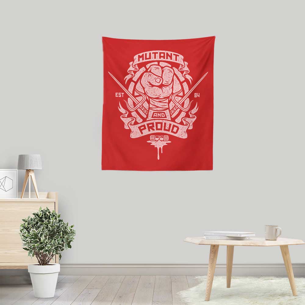 Proud Mutant Raph Wall Tapestry by Brandon Wilhelm Art