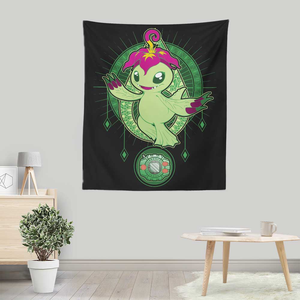 Exquisite Sincerity Crest - Lightweight Polyester Wall Tapestry