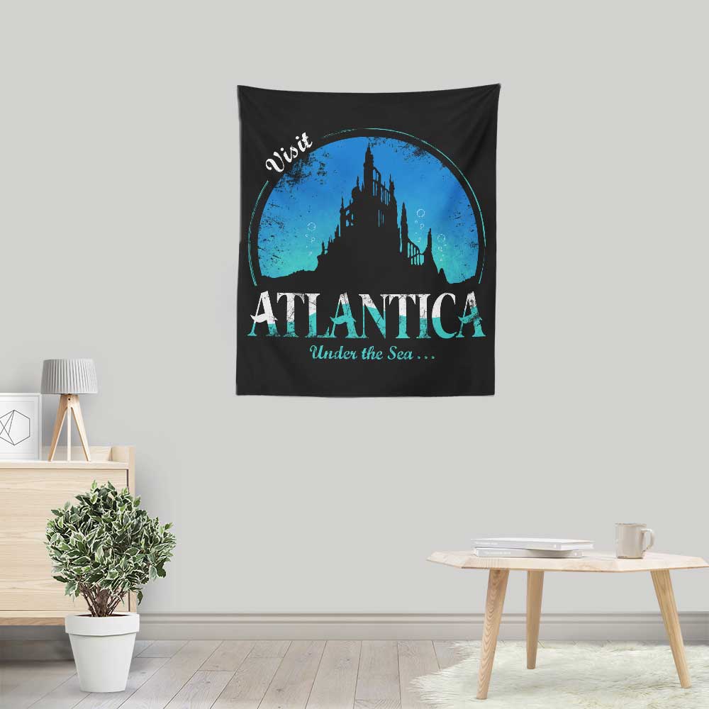 Soulkr's Exquisite Visit Atlantica Wall Decorative Tapestry