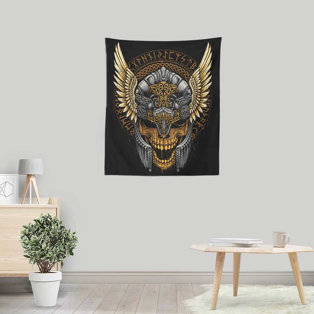 Thunder Skull Wall Decorative Tapestry