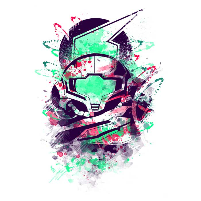 Watercolor Bounty Hunter Wall Decorative Tapestry