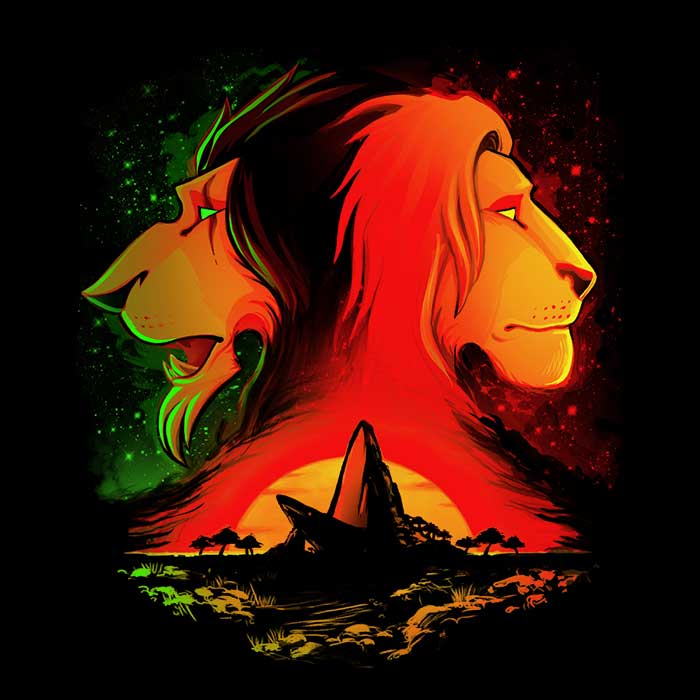 The Pride Rock Wall Decorative Tapestry