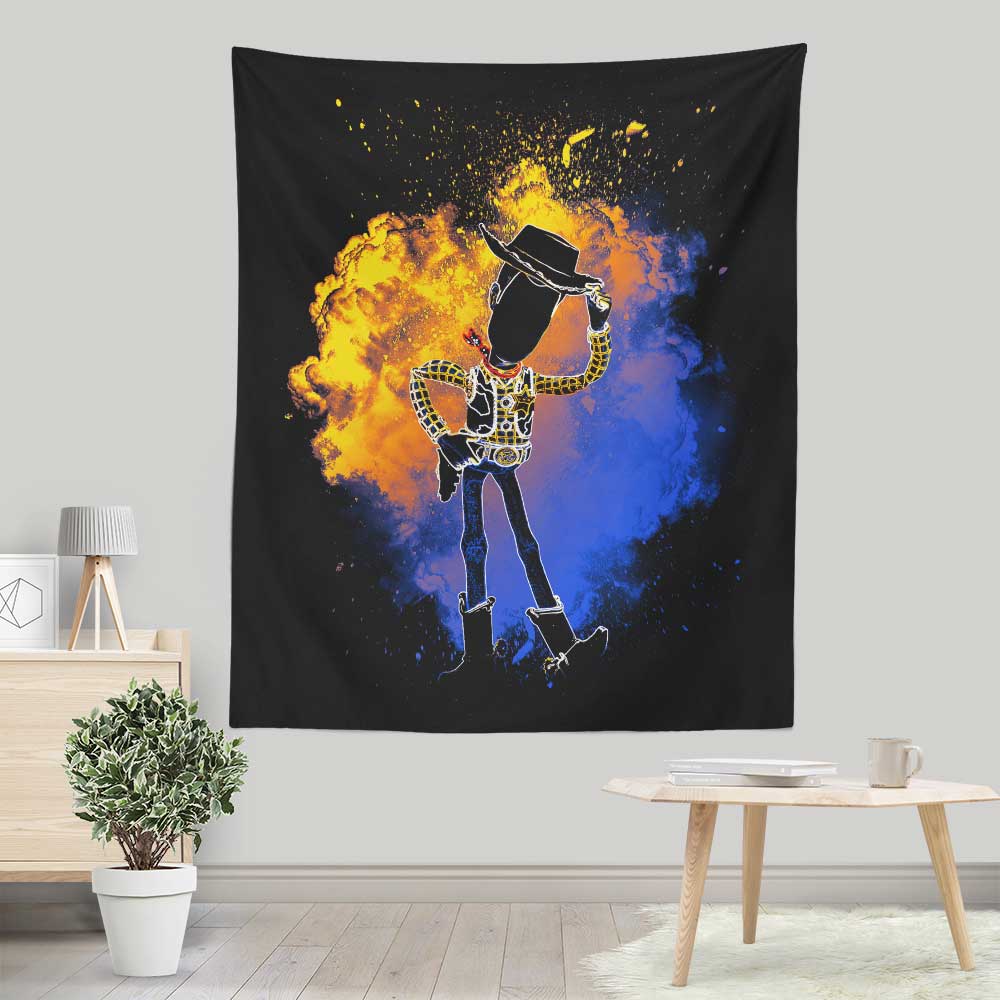 Donnie Illustrations' Soul of the Sheriff Lightweight Polyester Wall Tapestry