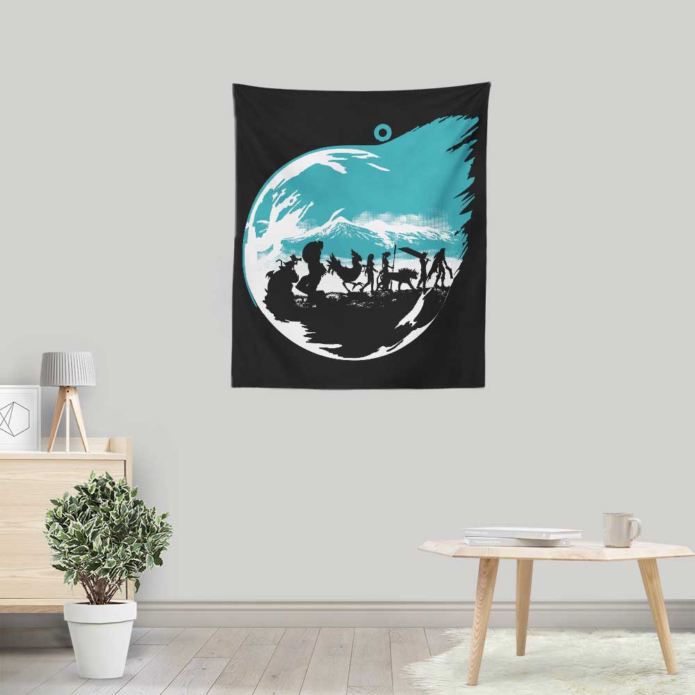 Fantasy Fellowship - Exquisite Wall Tapestry by Adams Pinto