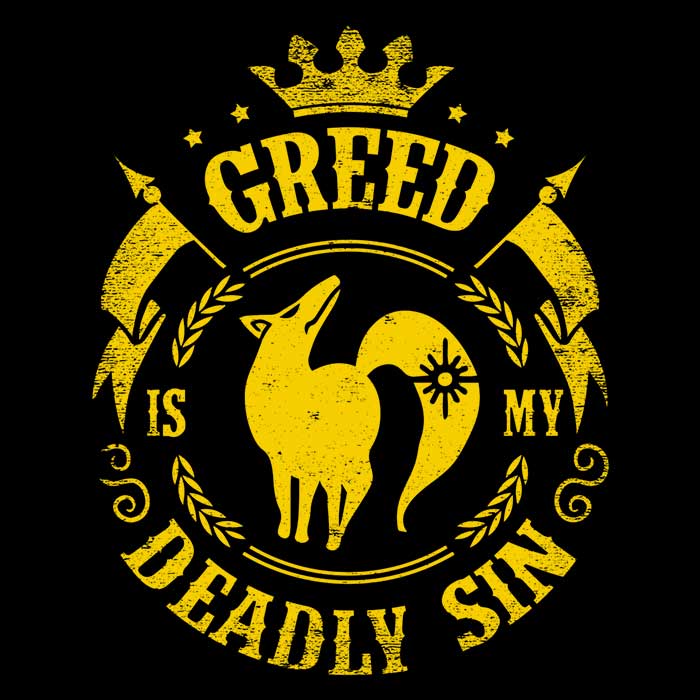 Typhoonic Art's 'Greed is My Sin' High - Quality Wall Tapestry for Indoor and Outdoor Decoration