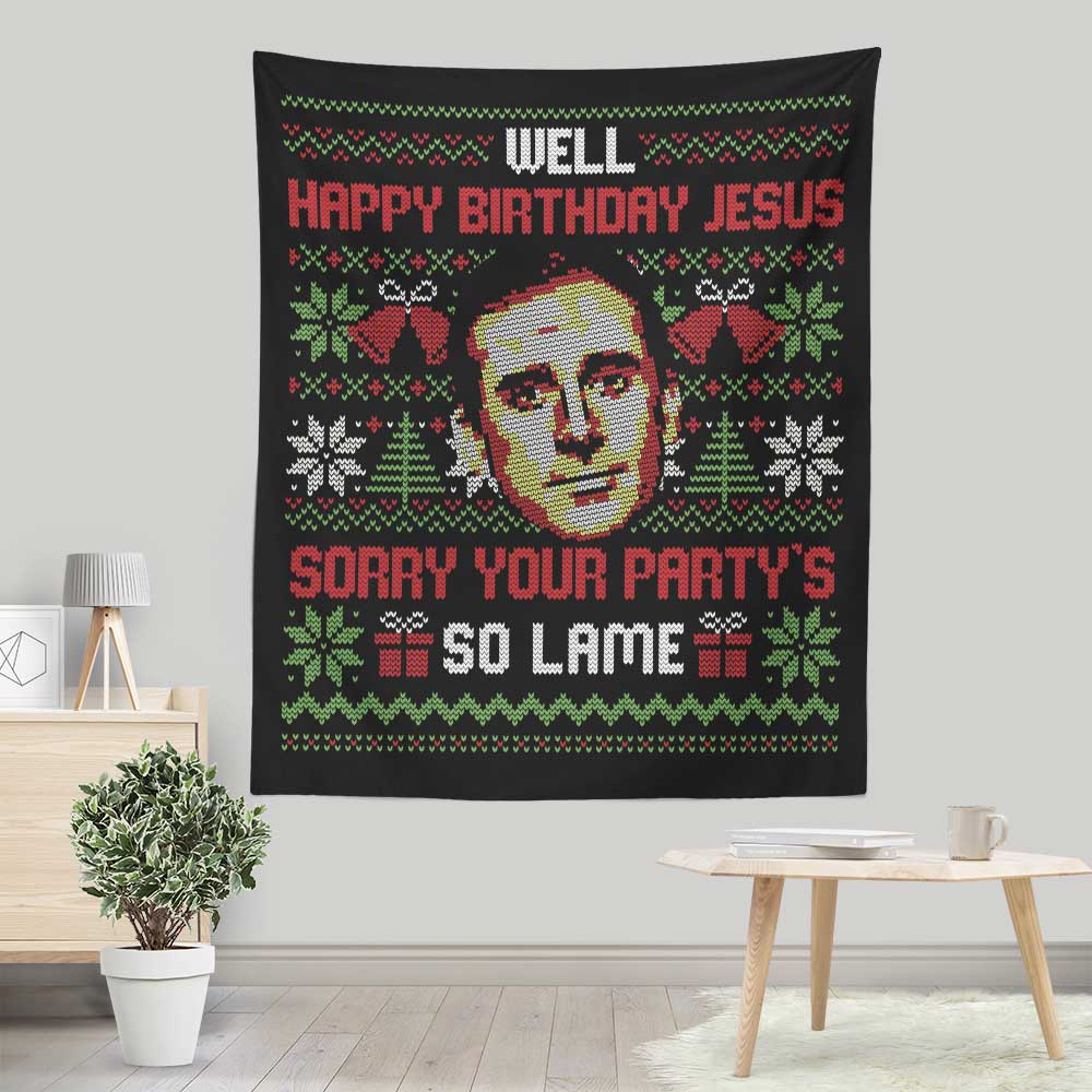 Jesus Happy Birthday Wall Decorative Tapestry