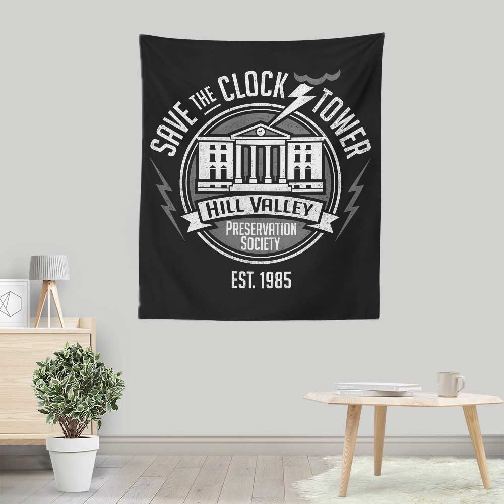 Save the Clock Tower Wall Decor - Stylish Wall Tapestry