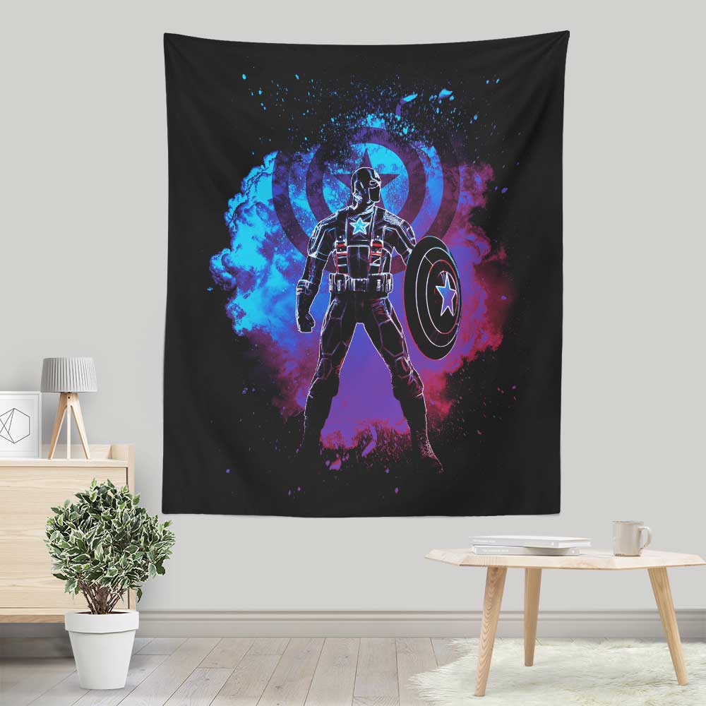 Captain's Spirit - Exquisite Wall Tapestry by Donnie Illustrations