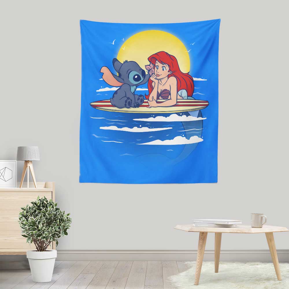 Aloha Mermaid-themed Wall Decorative Tapestry