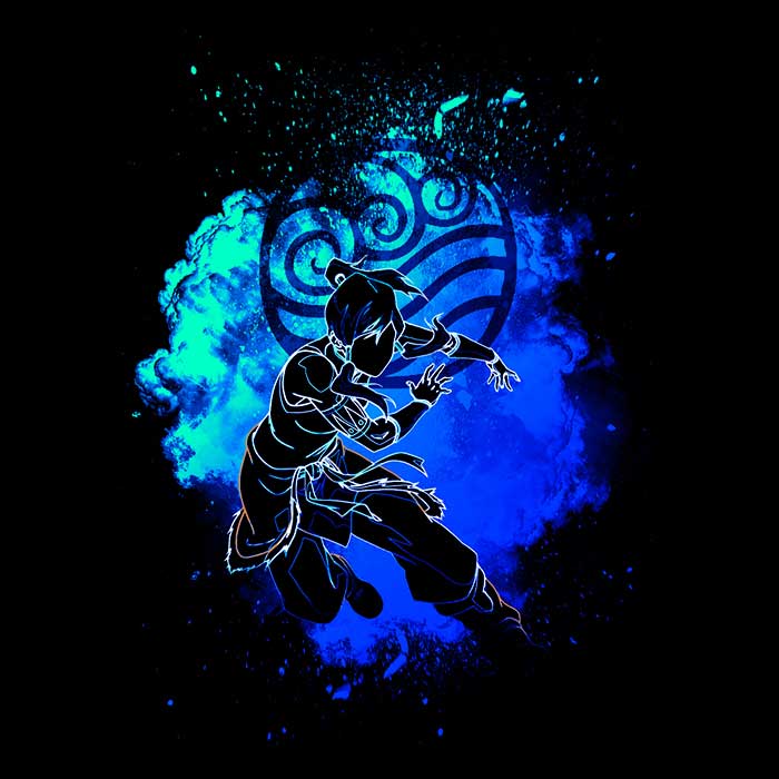 Soul of Korra Wall Decorative Tapestry Inspired by Donnie Illustrations