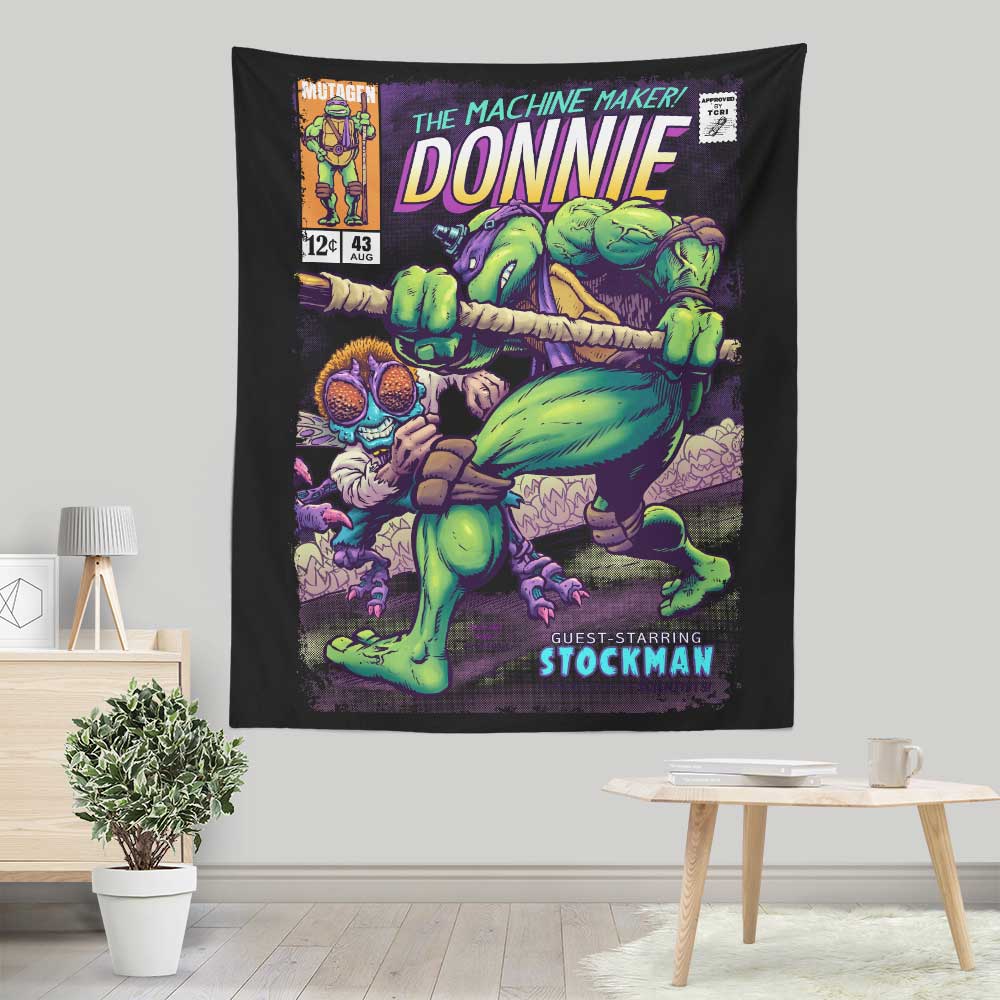 The Machine Maker - Exquisite Wall Tapestry by B - Fan
