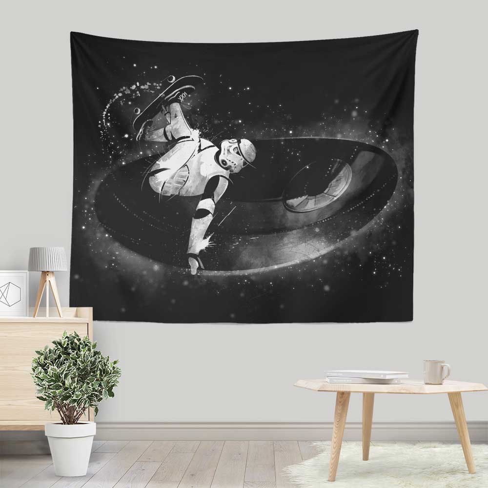 Lightweight Polyester Wall Tapestry - 'Deathbowl' by Getsousa