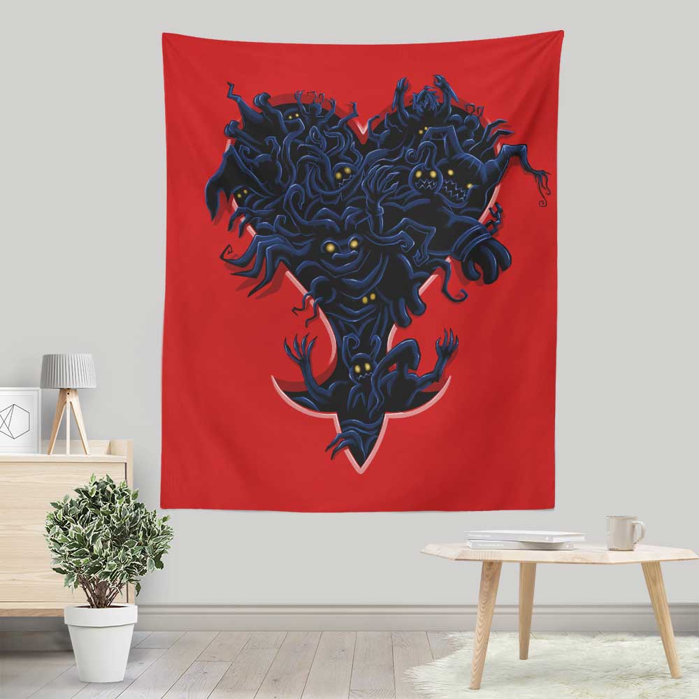 Stylish Heartless Lightweight Polyester Wall Tapestry by Steven Lefcourt
