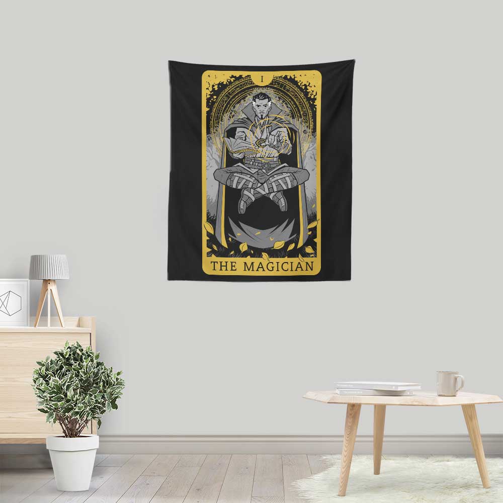 Vibrant Tarot - The Magician Lightweight Polyester Wall Tapestry