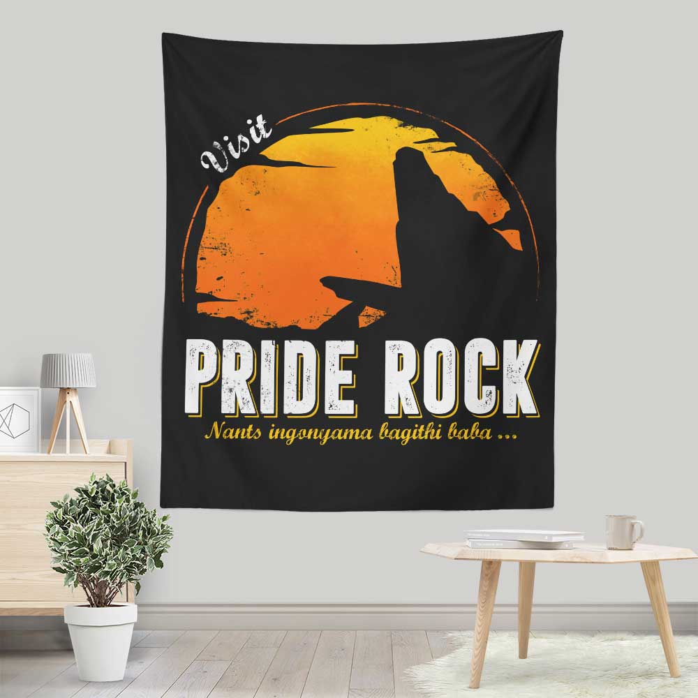 Explore Pride Rock - Lightweight Polyester Wall Tapestry