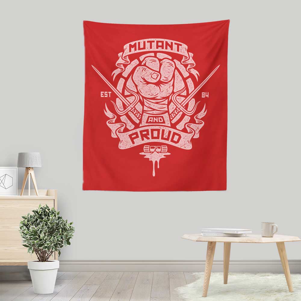 Proud Mutant Raph Wall Tapestry by Brandon Wilhelm Art