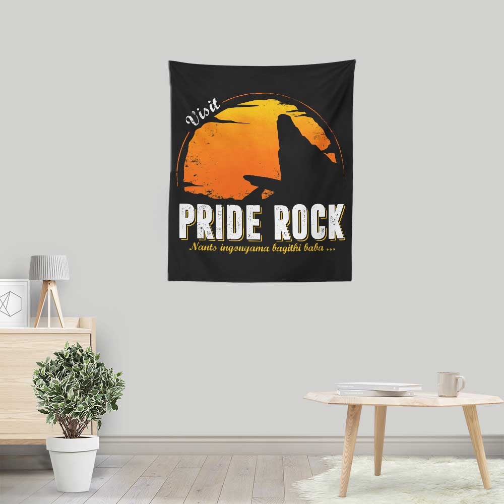 Explore Pride Rock - Lightweight Polyester Wall Tapestry