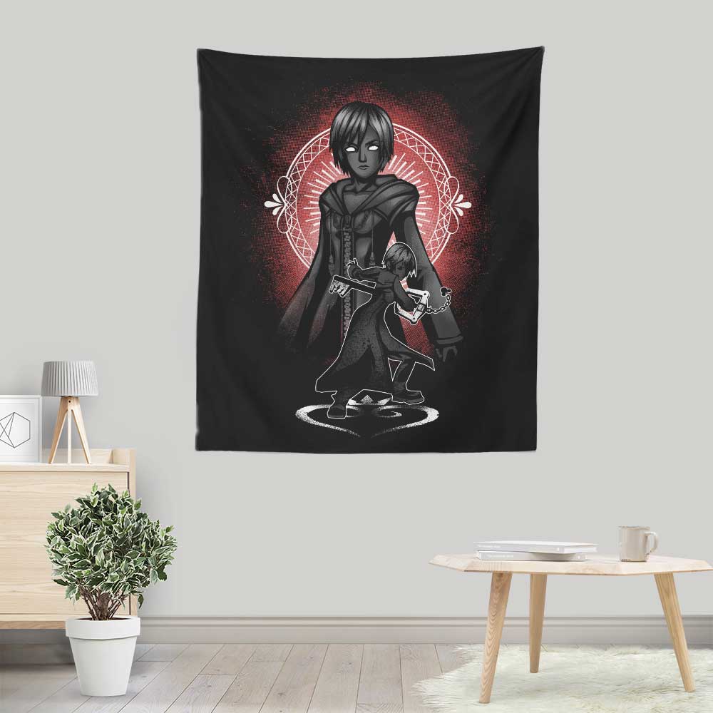 Hypertwenty's Striking Xion Attack Wall Tapestry