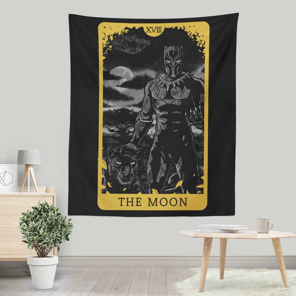 Tarot - The Moon Wall Decorative Tapestry for Indoor and Outdoor Use