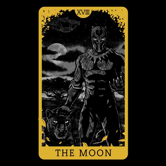 Tarot - The Moon Wall Decorative Tapestry for Indoor and Outdoor Use