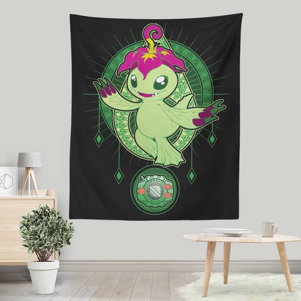 Exquisite Sincerity Crest - Lightweight Polyester Wall Tapestry