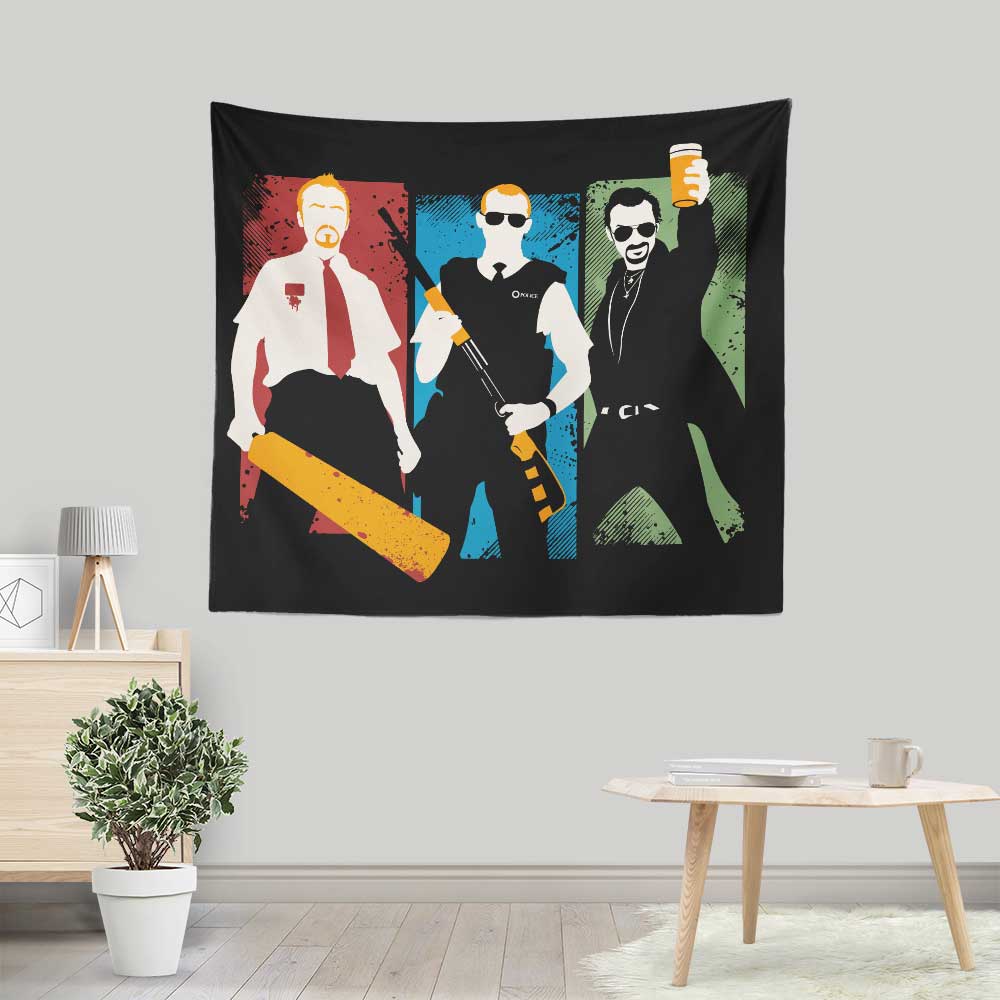 Tom Trager's 'Blood and Ice Cream' Wall Decorative Tapestry