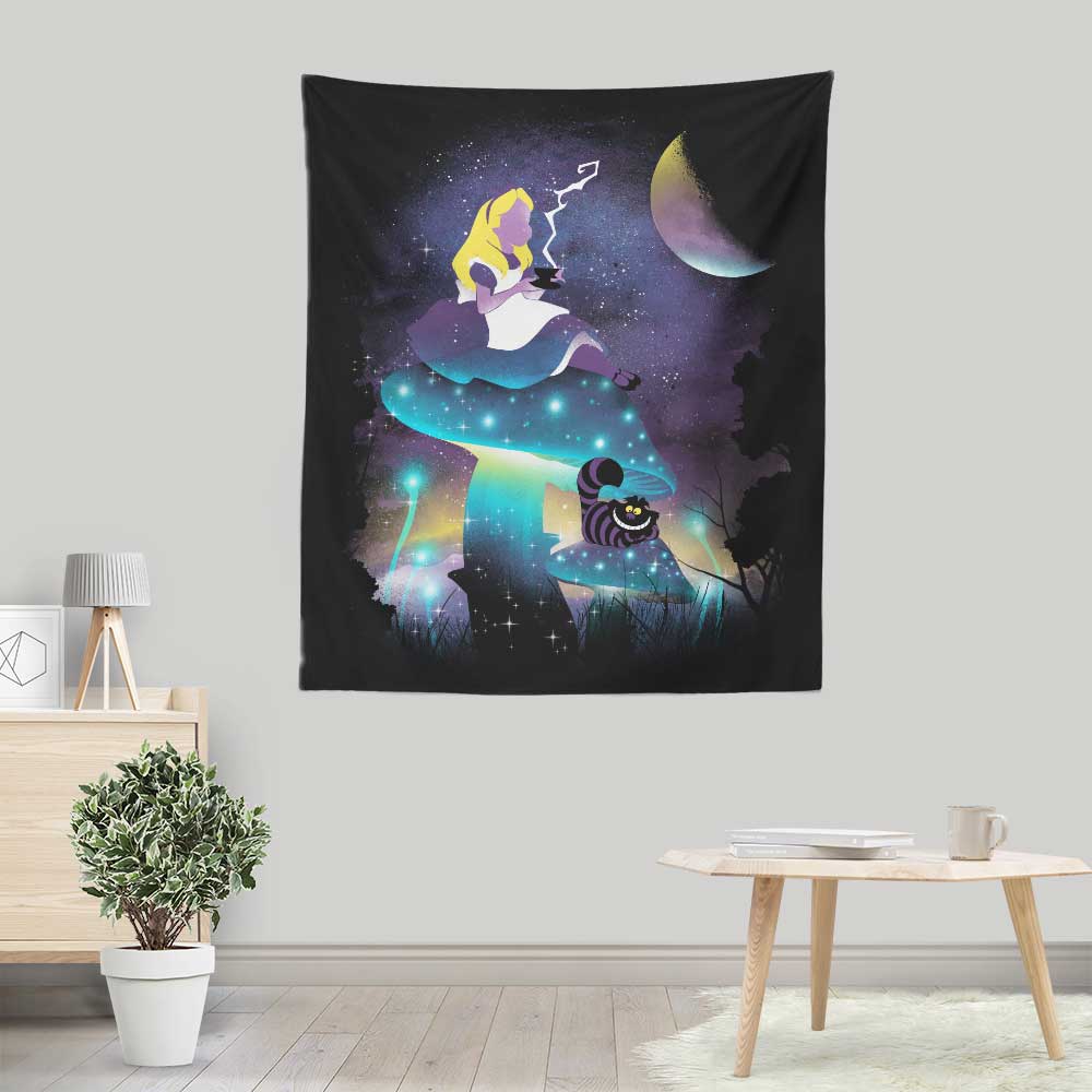 Cosmic Wonderland Polyester Wall Tapestry - Ideal for Indoor and Outdoor Decor