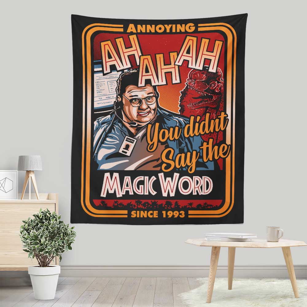 DAObiwan's Colorful Magic Word Lightweight Wall Tapestry