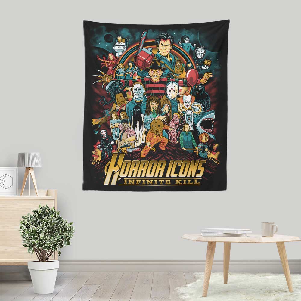 Infinite Kill Wall Decorative Polyester Tapestry