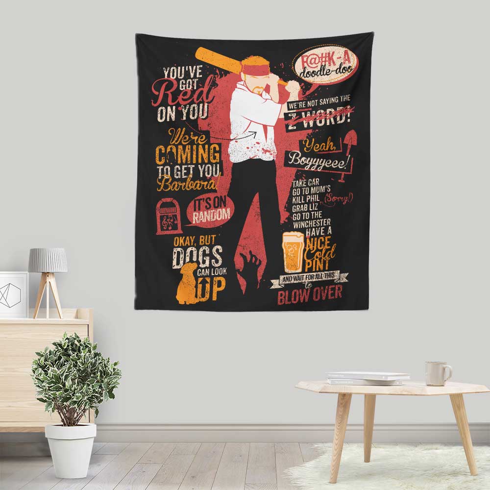 Shaun Quotes Inspirational Wall Tapestry by Tom Trager