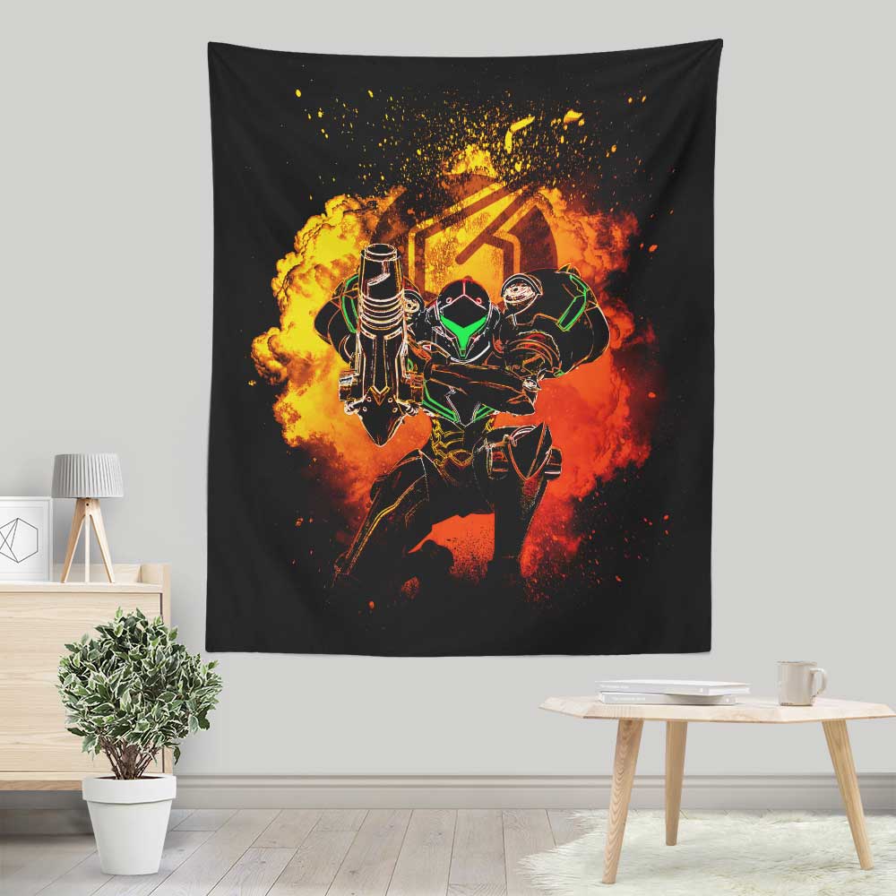 Soul of Samus Wall Decor Tapestry by Donnie Illustrations