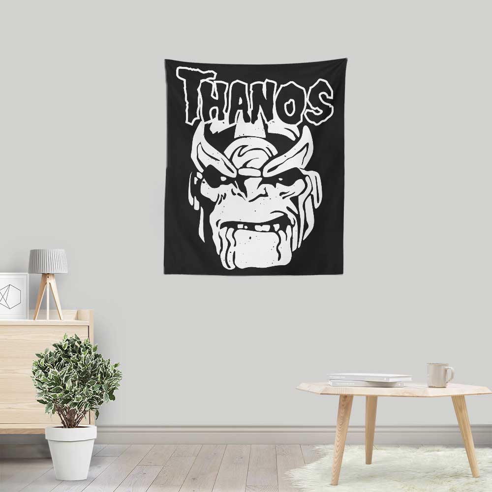 Titan Ghost Lightweight Polyester Wall Tapestry by Dracula Byte