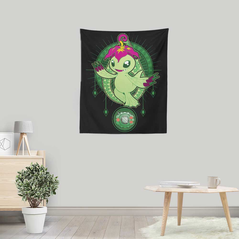 Exquisite Sincerity Crest - Lightweight Polyester Wall Tapestry