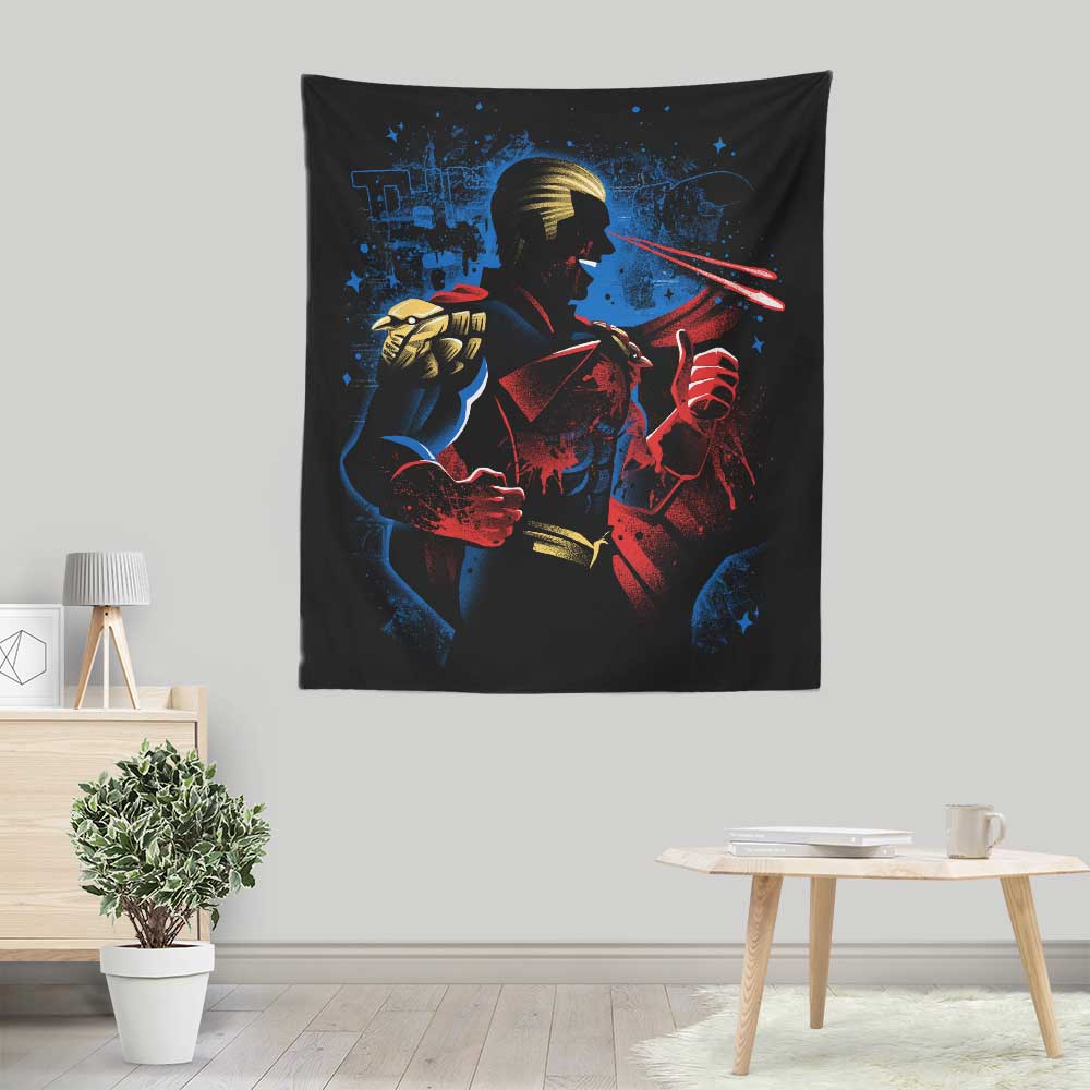 Alemaglia's Vivid Unstable Patriot Lightweight Wall Tapestry