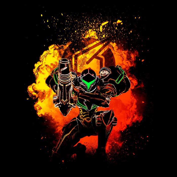 Soul of Samus Wall Decor Tapestry by Donnie Illustrations