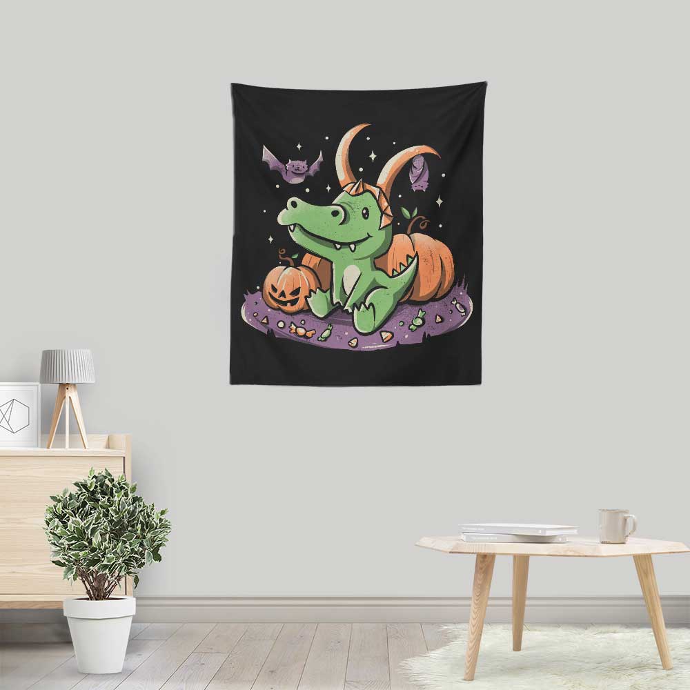 Eerie Alligator Lightweight Polyester Wall Tapestry