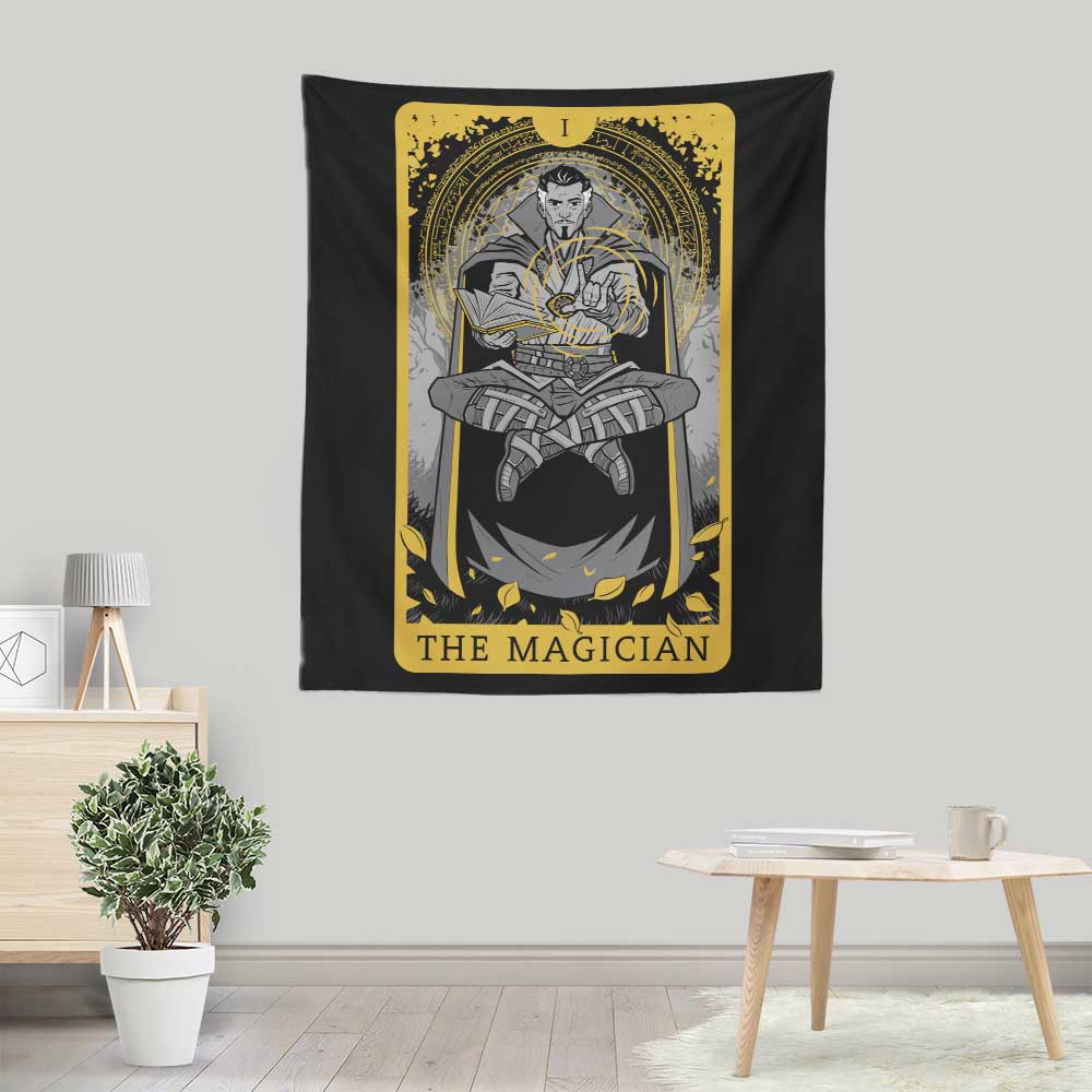 Vibrant Tarot - The Magician Lightweight Polyester Wall Tapestry
