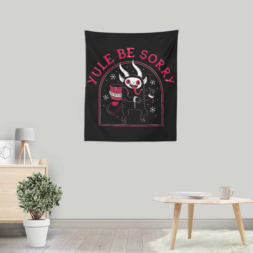 DinoMike's 'Yule Be Sorry' Wall Tapestry - A Stunning Decor Piece