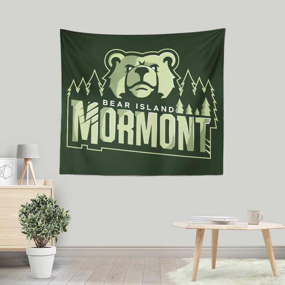 Go Bears! Lightweight Polyester Wall Tapestry by Mitch Ludwig