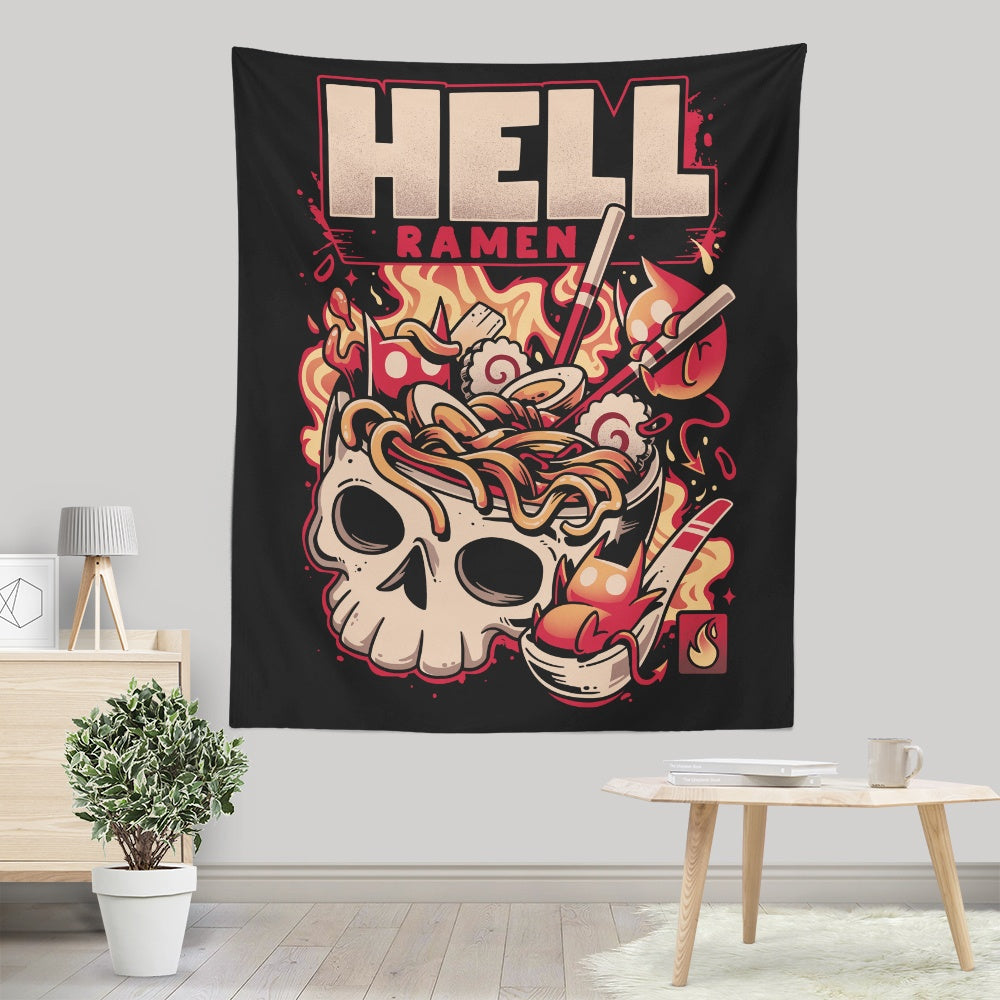 Hell-Ramen Wall Decorative Tapestry by Snouleaf