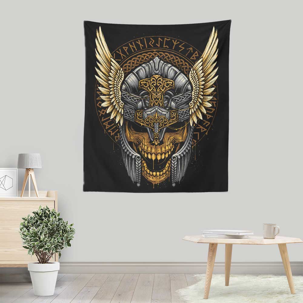 Thunder Skull Wall Decorative Tapestry