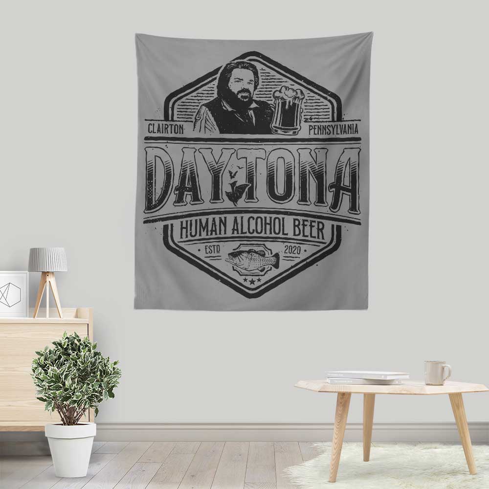 Lightweight Polyester 'Human Alcohol Beer' Wall Tapestry by Teesgeex