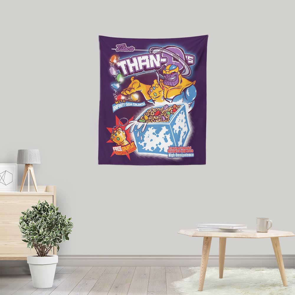 Than-O's Lightweight Polyester Wall Tapestry with Hand - Sewn Edges