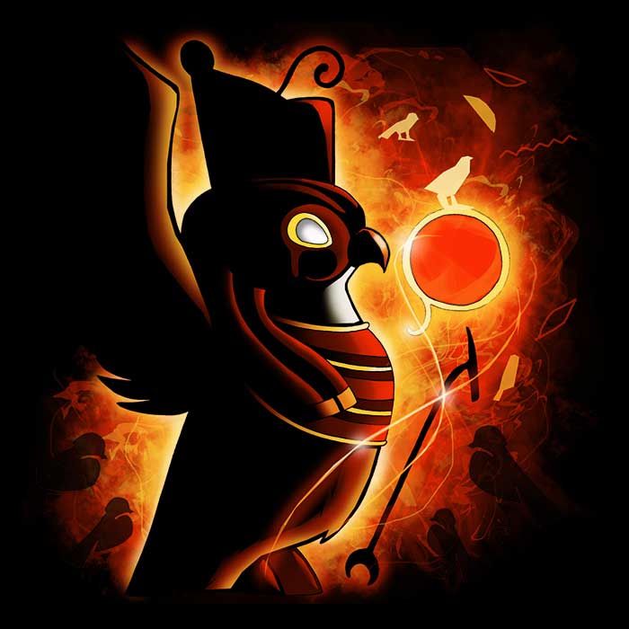Stylish Horus Wall Tapestry by Vallina84